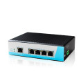 Interruptor industrial do poe do Ethernet ao ar livre do porto de 100Mbps 4